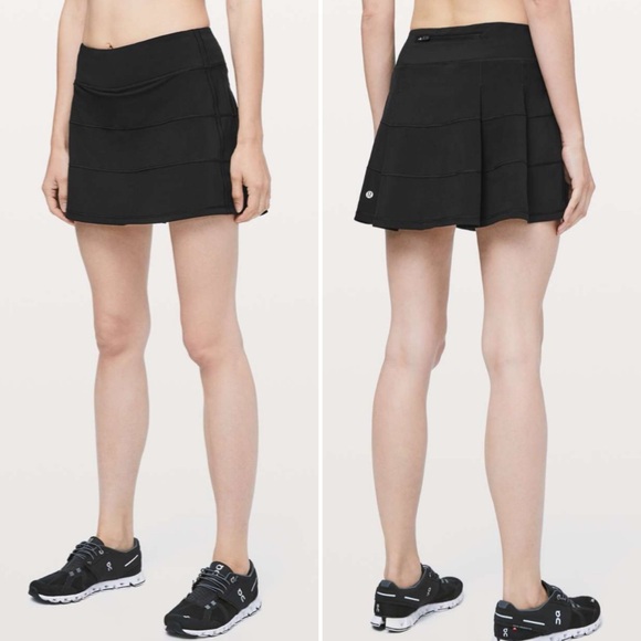 lululemon athletica Dresses & Skirts - Lululemon Pace Rival Skirt 4 way stretch Tall 15”